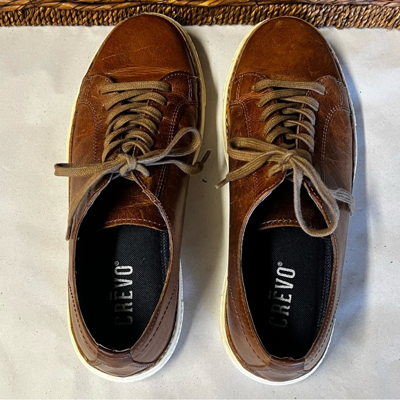 Men’s Crevo Lace Up Palomino Oxfords Chestnut Size 8 - Picture 5 of 9